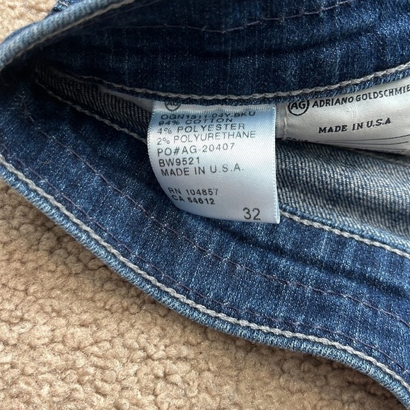 Adriano Goldschmied The Pixie Mid Rise Roll Up Denim Shorts Size 32 - Picture 7 of 7